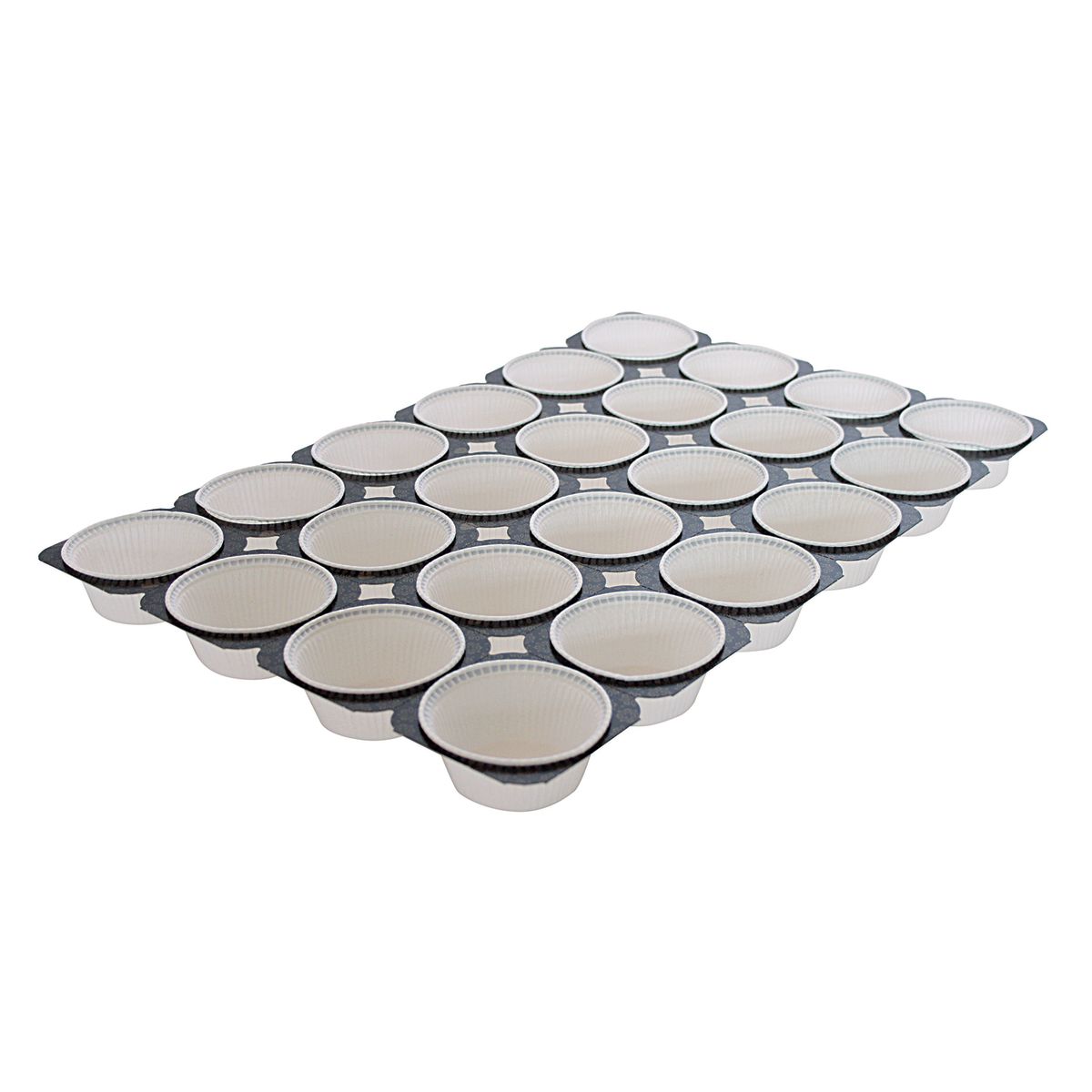 Schneider Muffinformen-Verbund 57.5x38.5x3.5 cm (LxBxH); weiß; 125 Stück / Pack