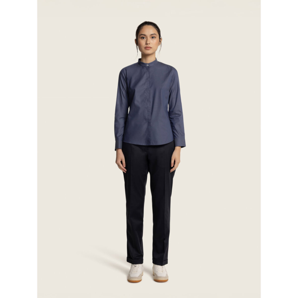 KAYA&KATO Servicebluse MALOJA Kleidergröße 5XL; graublau