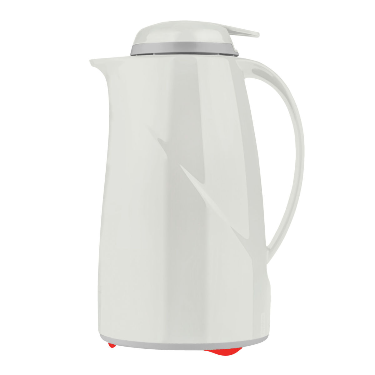 helios Isolierkanne Wave mit DT 1,0 l 1 l, 25.1 cm (H); weiß