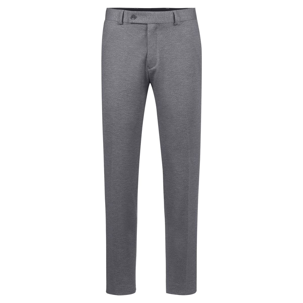 GREIFF Herren-Jerseyhose RF Casual Kleidergröße 60; hellgrau meliert, Paspelierung hellgrau meliert