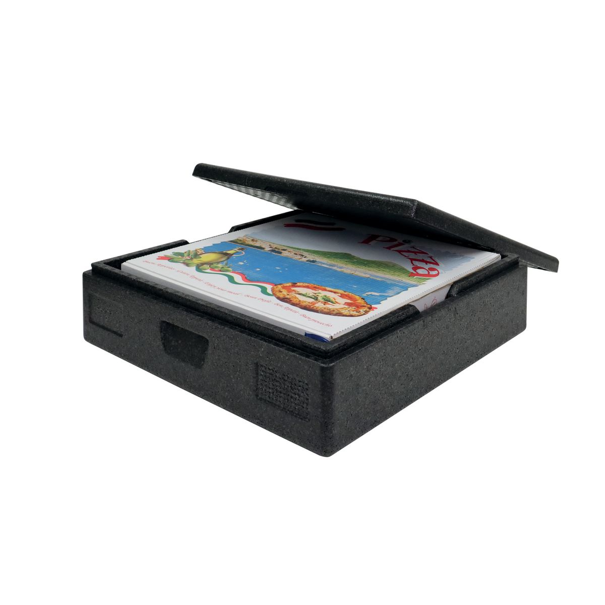 Schneider EPP Transportbox TOP-BOX Pizza XL 33 l, 59.5x59.5x18.2 cm (LxBxH); schwarz