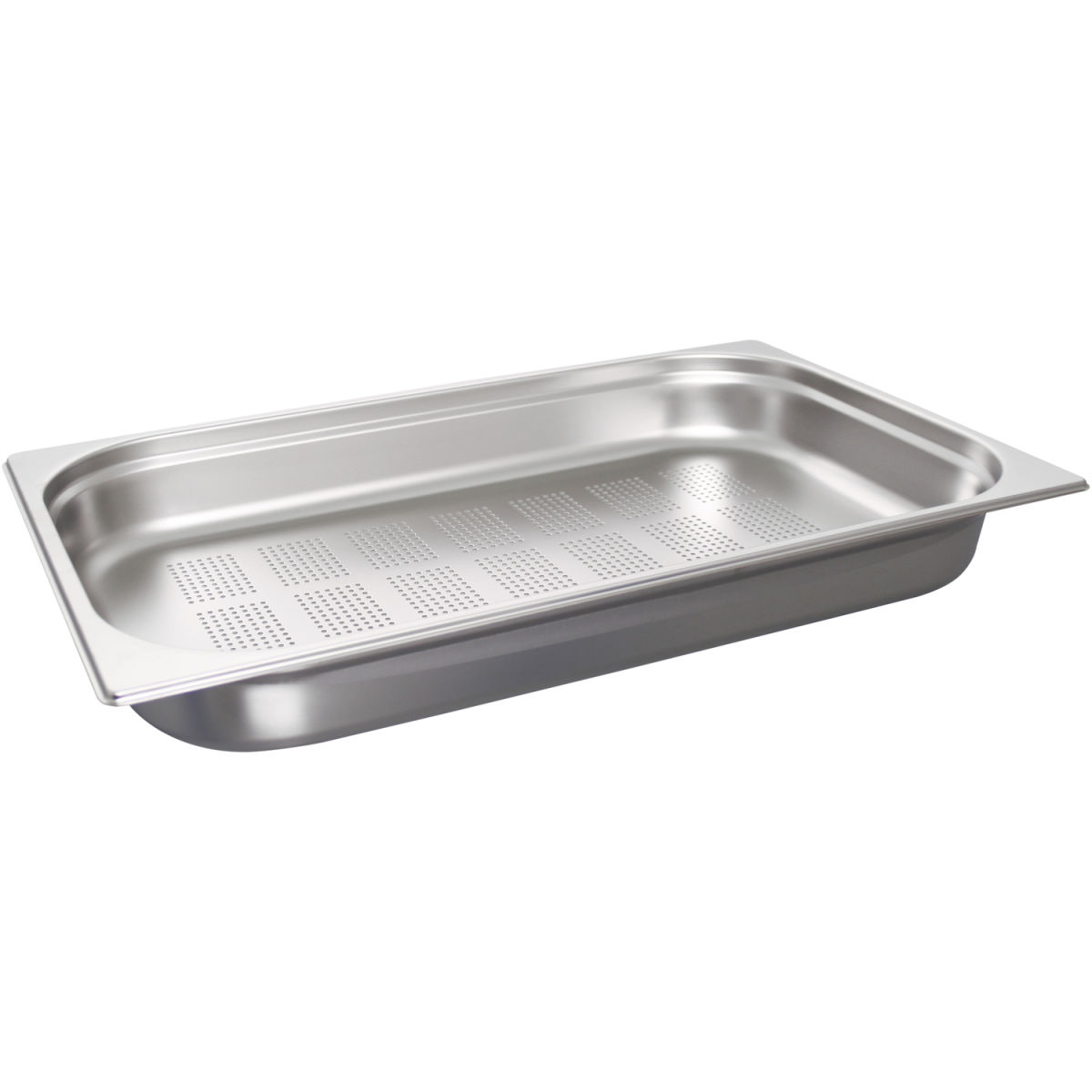 Schneider Behälter GN 1/1 Edelstahl gelocht GN 1/1, 8.7 l, 6.5 cm (T); edelstahl