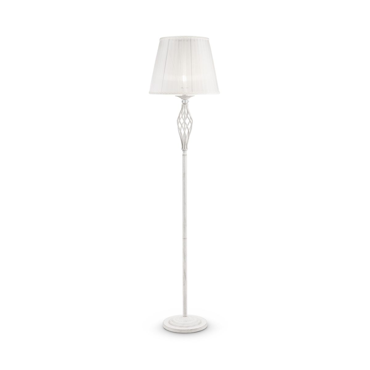 Maytoni Maytoni Stehleuchte Grace Weiß, aus Metall, 1xE14; 38x38x165x38 cm (LxBxHxØ); weiß; Gestell weiß