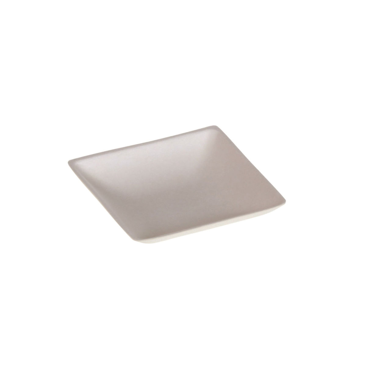 naturesse Mini Teller quadr. Zuckerrohr 1.2 cm (H); weiß; 2400 Stück / Pack
