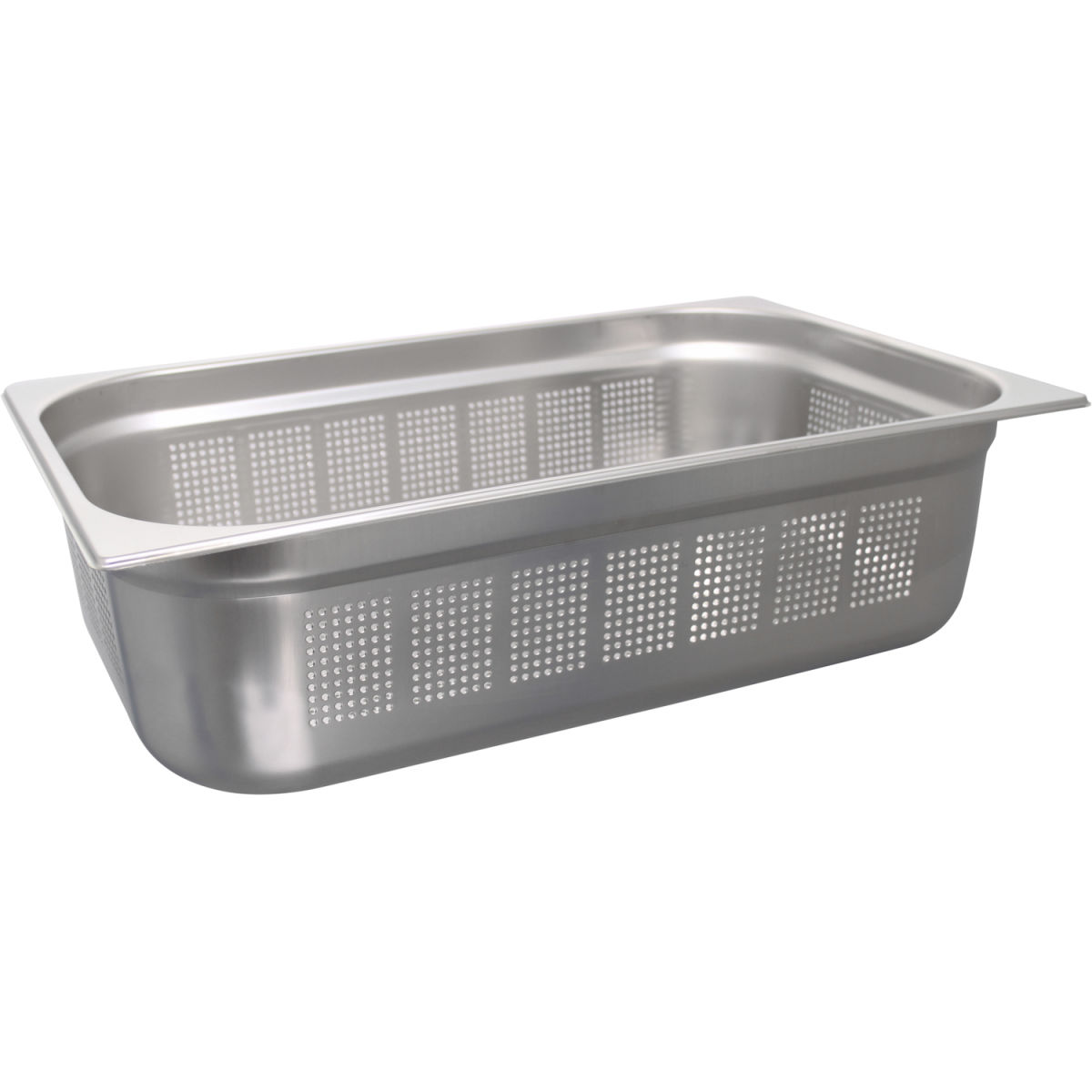 Schneider Behälter GN 1/1 Edelstahl gelocht GN 1/1, 20 l, 15 cm (T); edelstahl