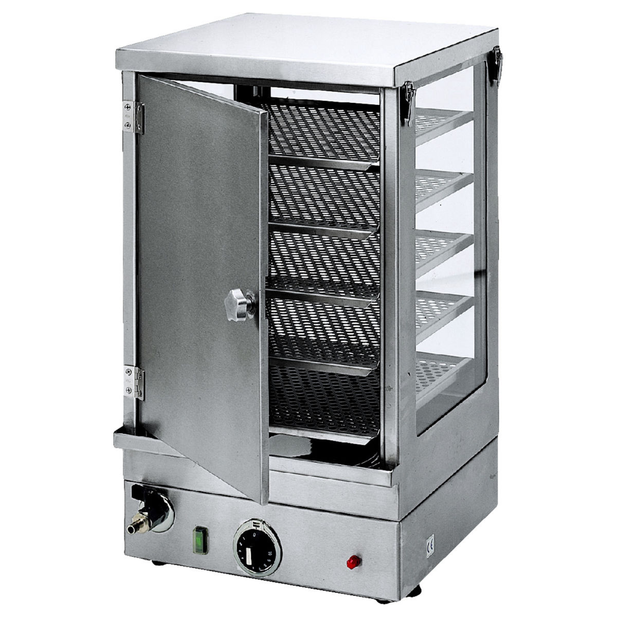 Neumärker Knödeldämpfer 40x40x68 cm (LxBxH); silber