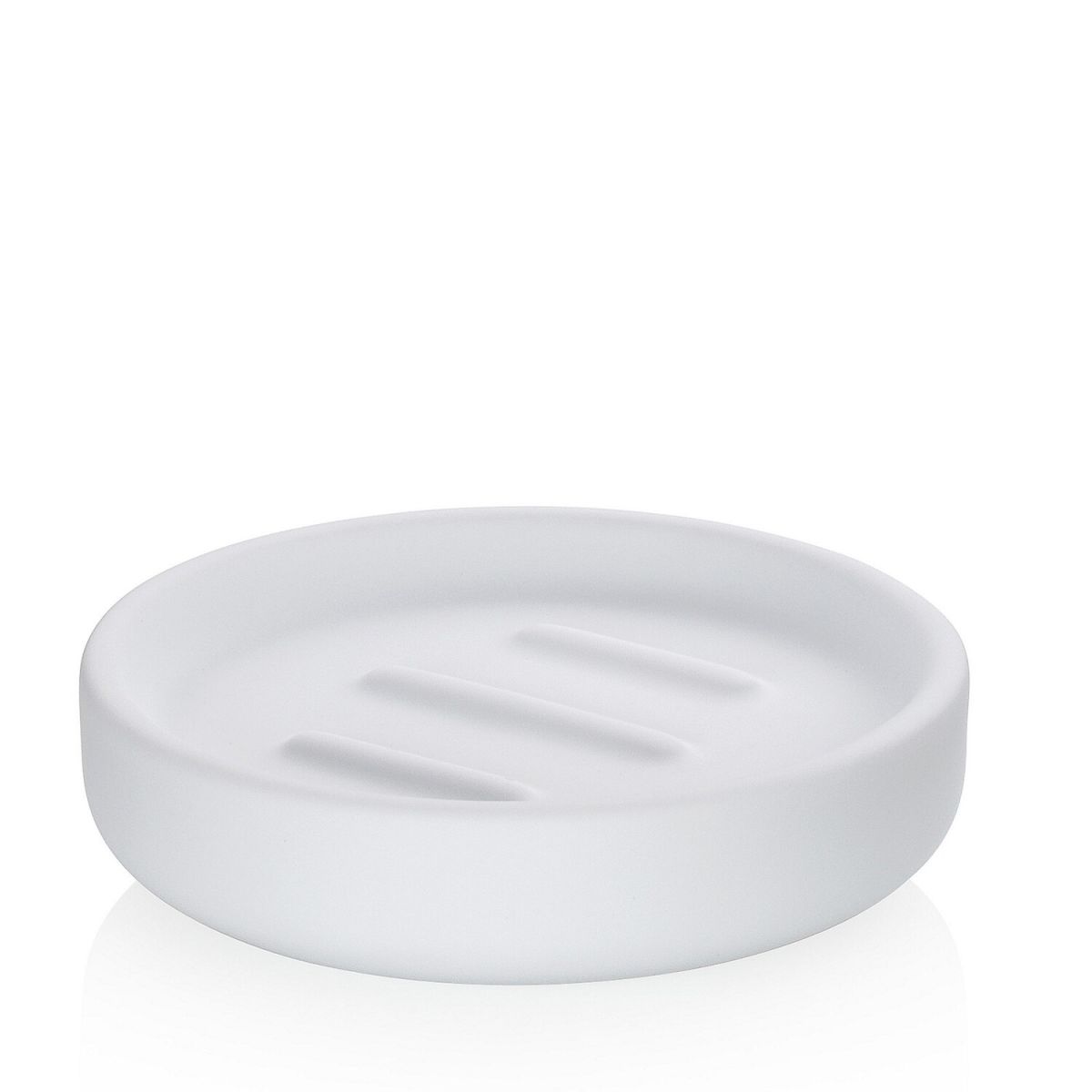 kela Seifenschale Sana Keramik 3 cm (H); weiß; rund