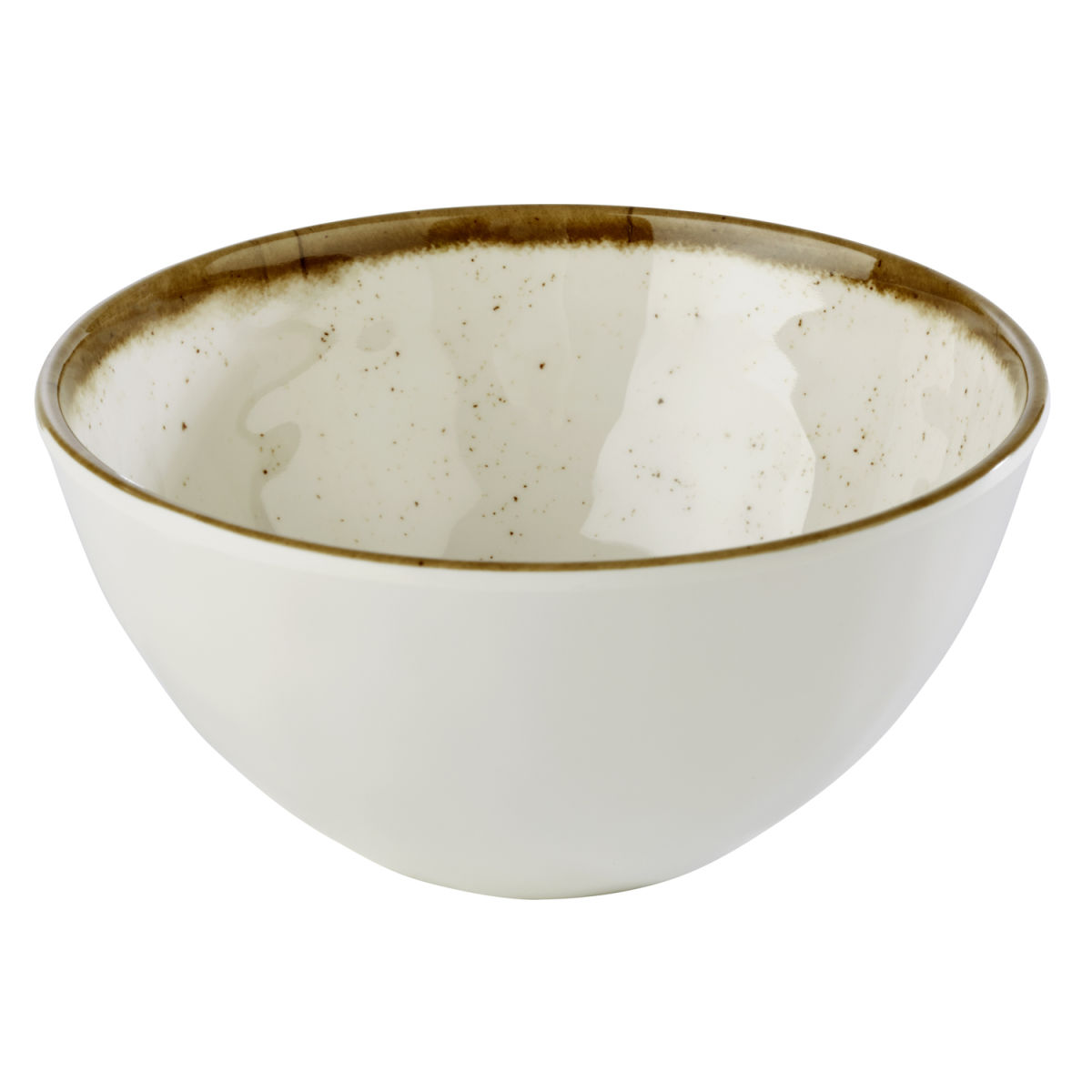 APS Schale STONE ART, Melamin, rund 600 ml, 15x15x15x7.5 cm (LxBxØxH); weiß; rund