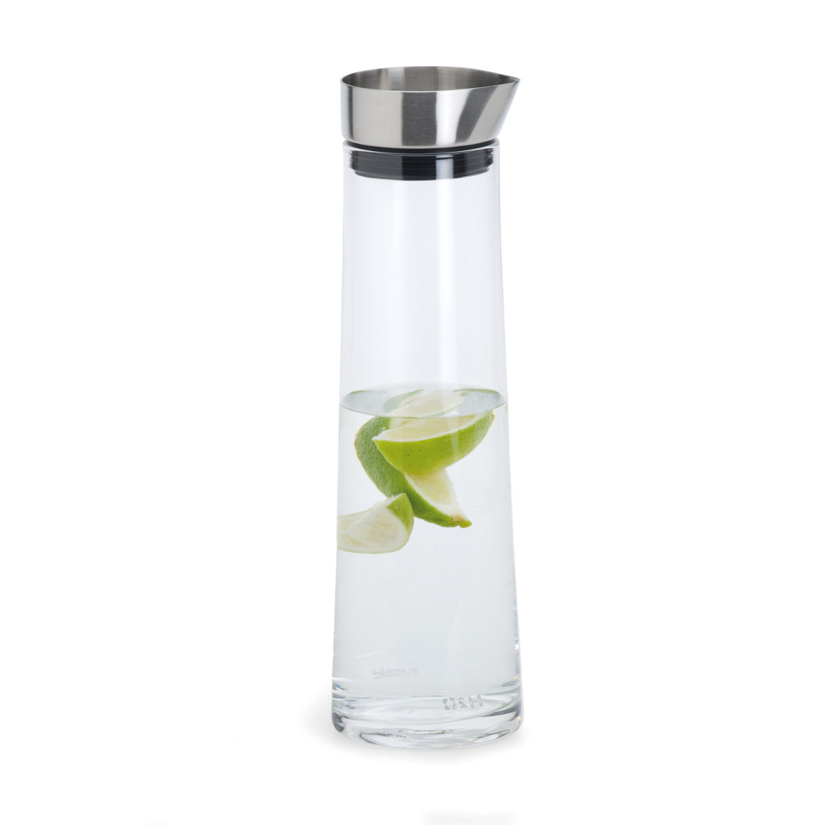 blomus Wasserkaraffe -ACQUA- 1 l, 9x30 cm (ØxH); transparent/silber