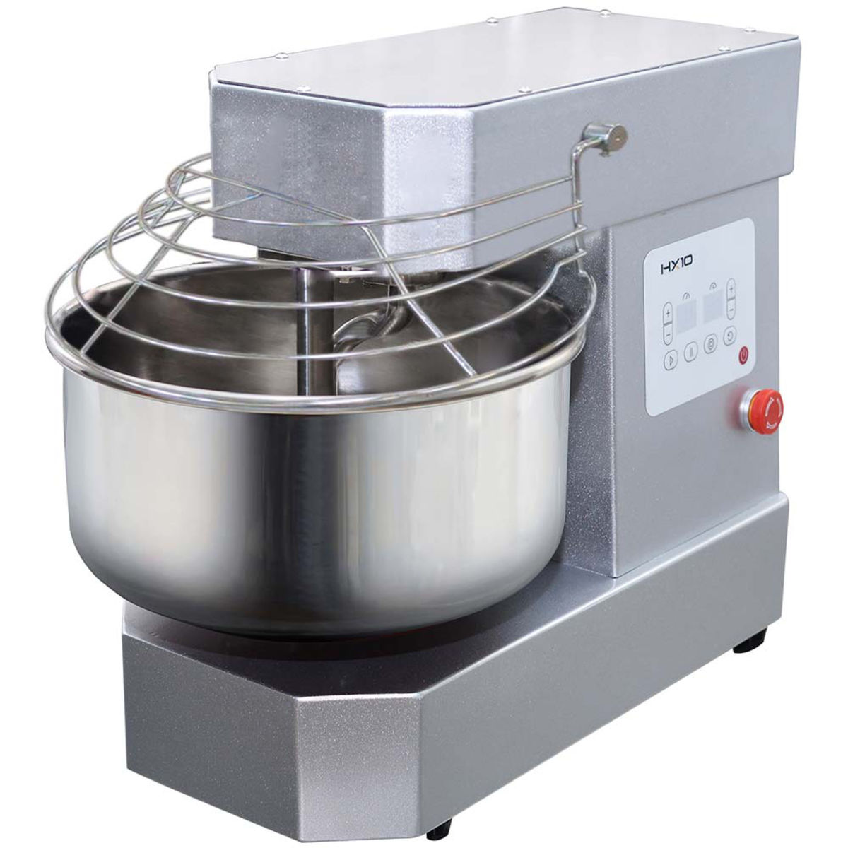 Stalgast Spiral-Teigknetmaschine, automatische Steuerung, 10 Liter, 0,75 kW 32x44 cm (BxH); grau