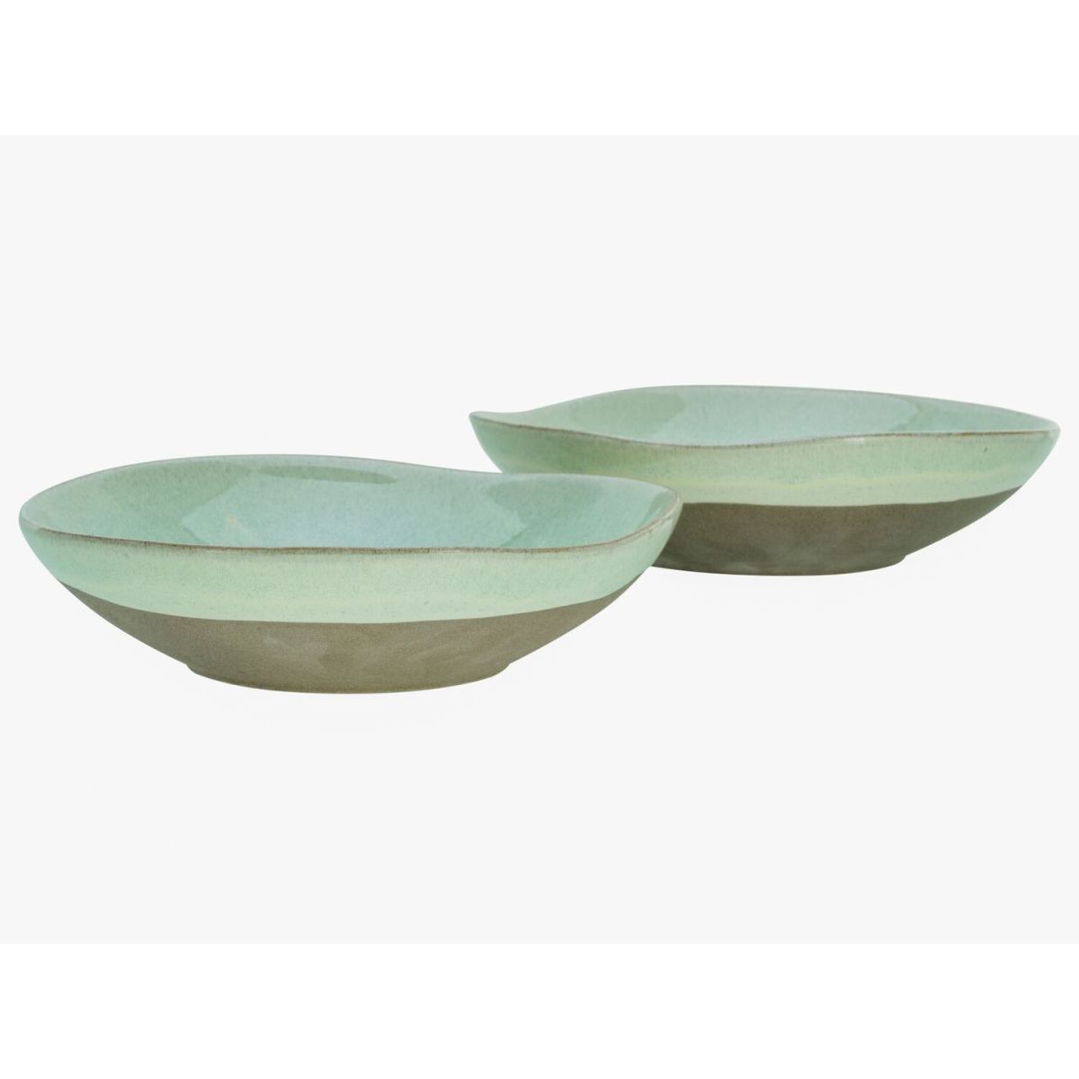 CreaTable Basalt Bio Salbei (WL) - Poke Bowl 2-tlg 700 ml, 23x6 cm (ØxH); salbei; organisch; 2 Stück / Pack