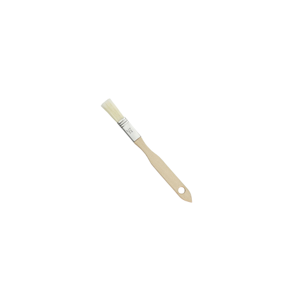 Schneider Pinsel 70% Kunstborsten, 30% Naturschweineborsten mit Holzstiel 18x1.3x0.5 cm (LxBxH); weiß