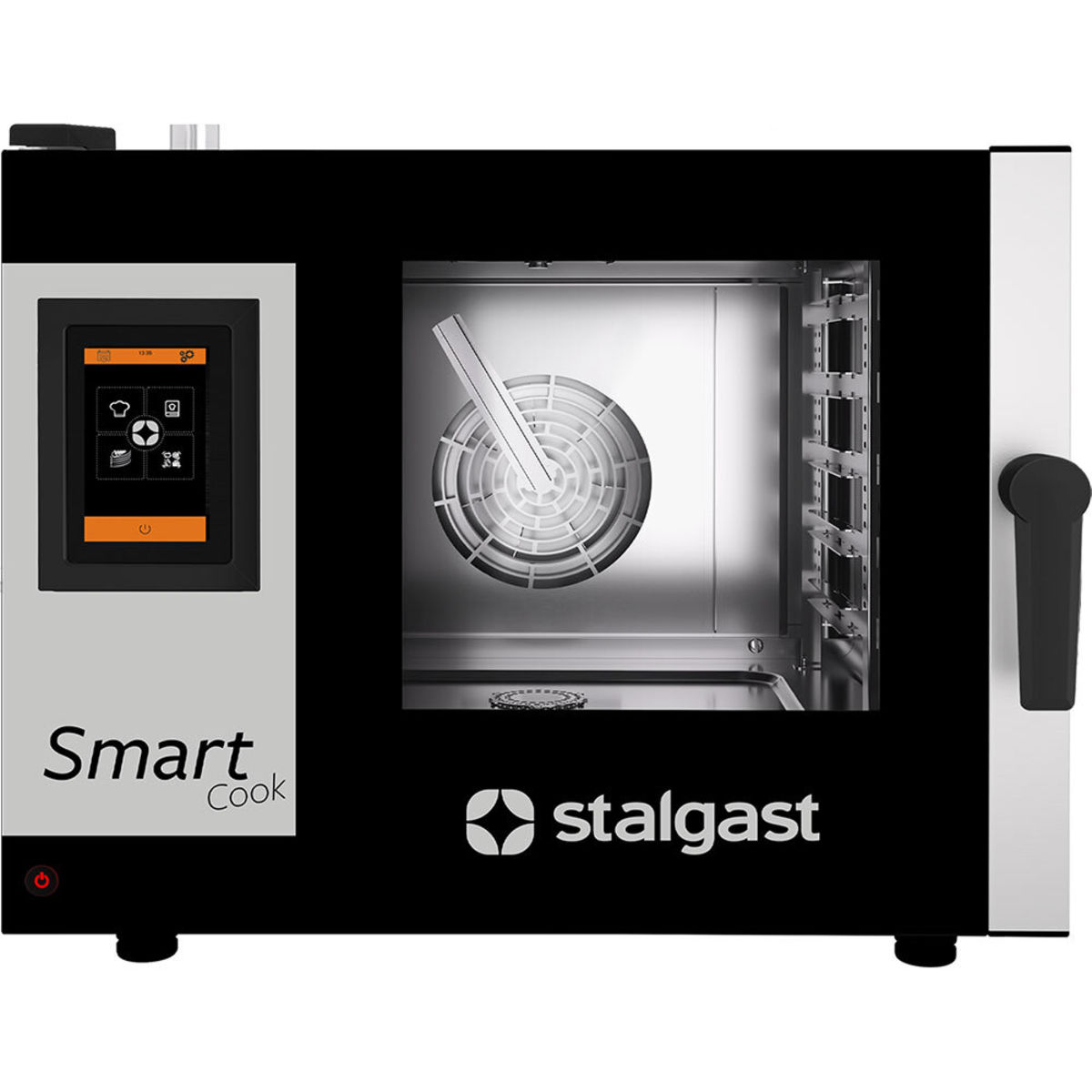Stalgast Kombidämpfer SmartCook mit Touchscreen, 5x GN1/1 79x69 cm (BxH); schwarz/silber