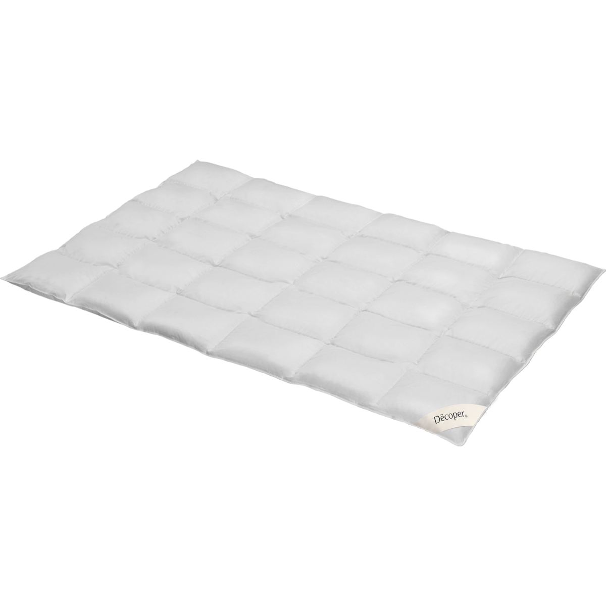 Decoper Decke Decoper ®, Füllung: 100% Gänsedaunen, Bezug: 100% Baumwolle MEDIUM PLUS 200x200 cm (BxL); weiß