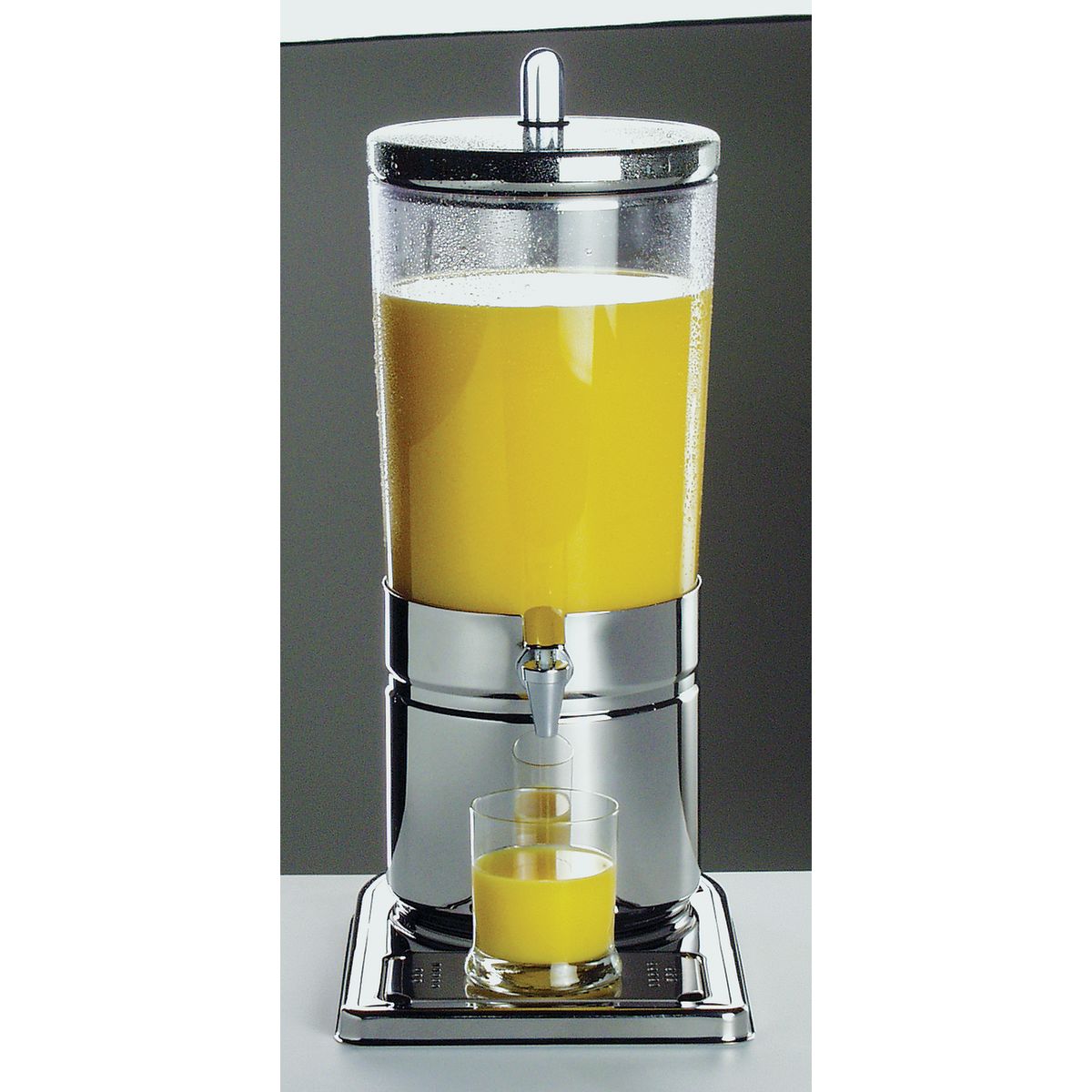 APS Saftdispenser TOP FRESH, inkl. Touchless-Adapter 6 l, 35x23x52x35 cm (LxBxHxT); silber