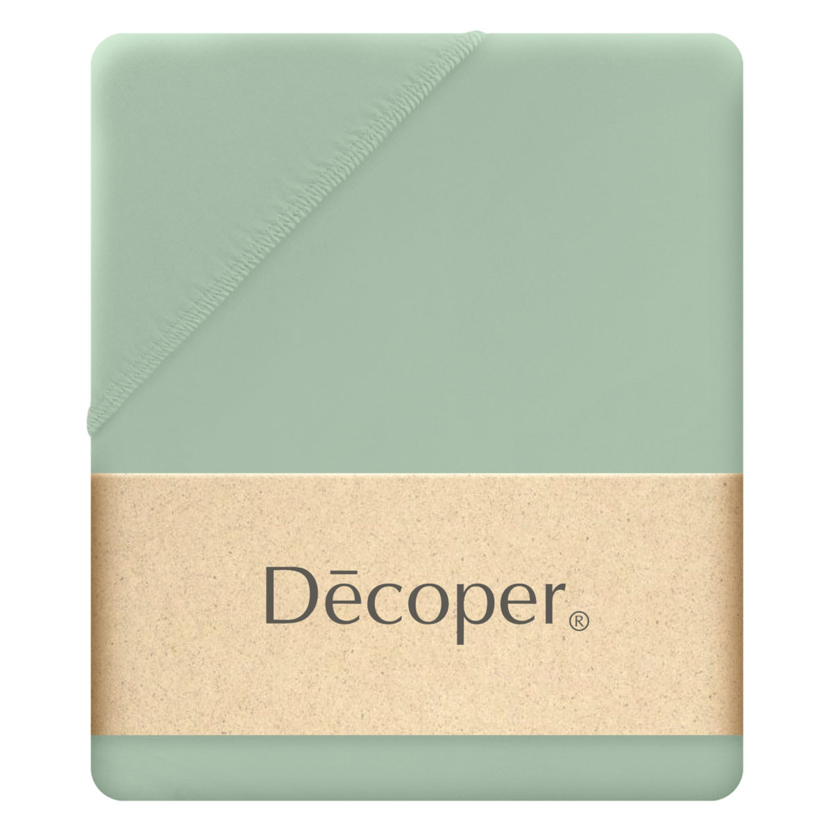 Decoper Decoper ® Mako-Feinjersey Spannbettlaken aus 100% Baumwolle 120x200 cm (BxL); grün