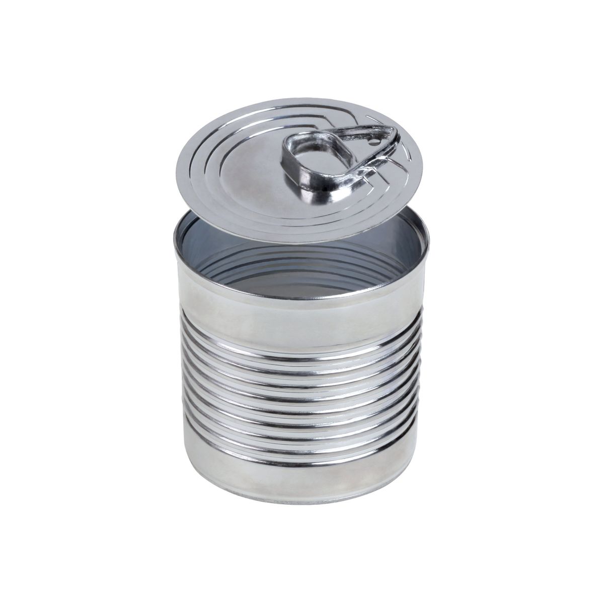 designline Konservendose PP 60 ml, 5.2x4.8 cm (ØxH); silber; 200 Stück / Pack