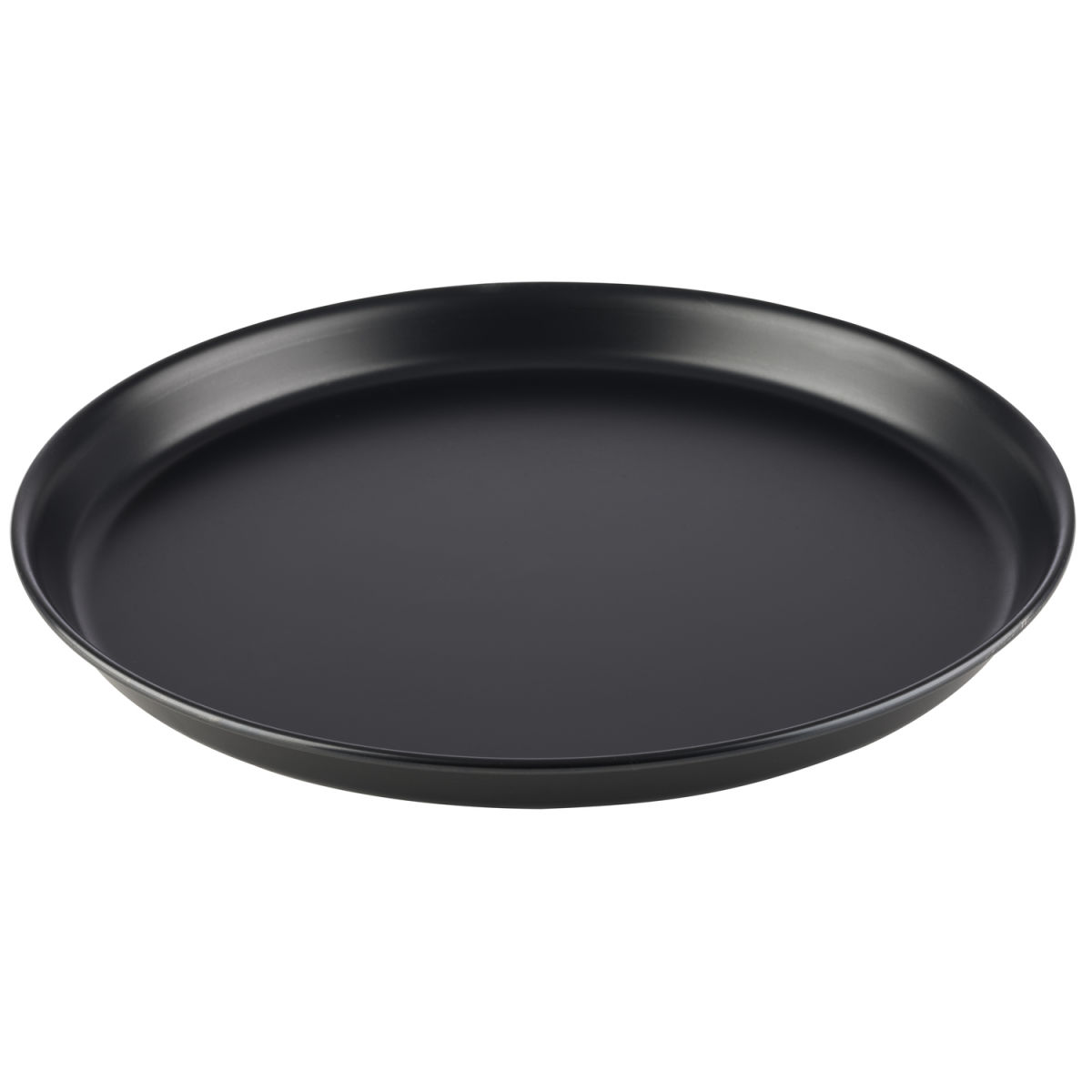 Teglia per pizza APS; 2.5x30 cm (HxØ); nero; rotonda