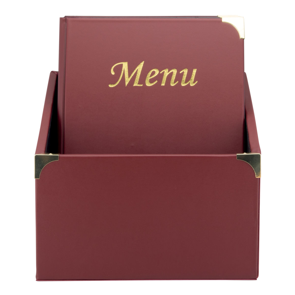 Securit Box con 10 portamenu A4 Basic; rosso