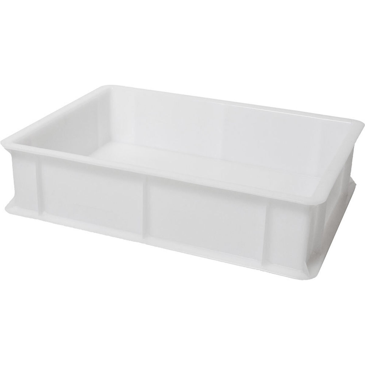 Stalgast Pizzaballenbehälter aus Polypropylen 30x40x10 cm (LxBxH); weiß