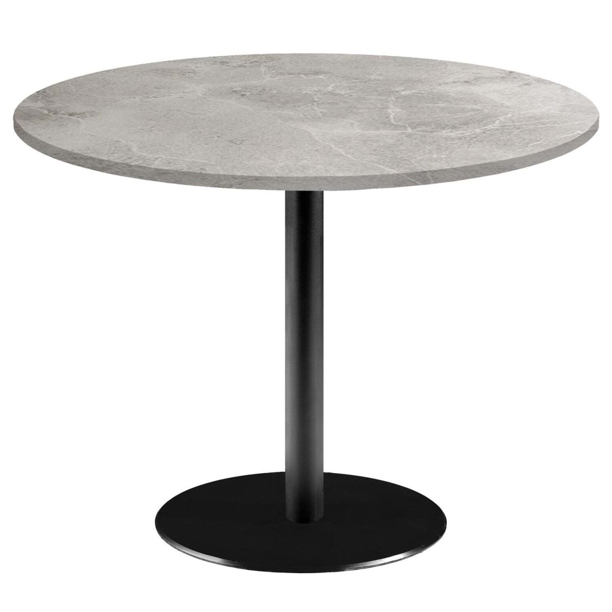 Tavolo Roma XL rotondo - laminato pietra RestooTab; 75x120 cm (HxØ); grigio chiaro; rotonda
