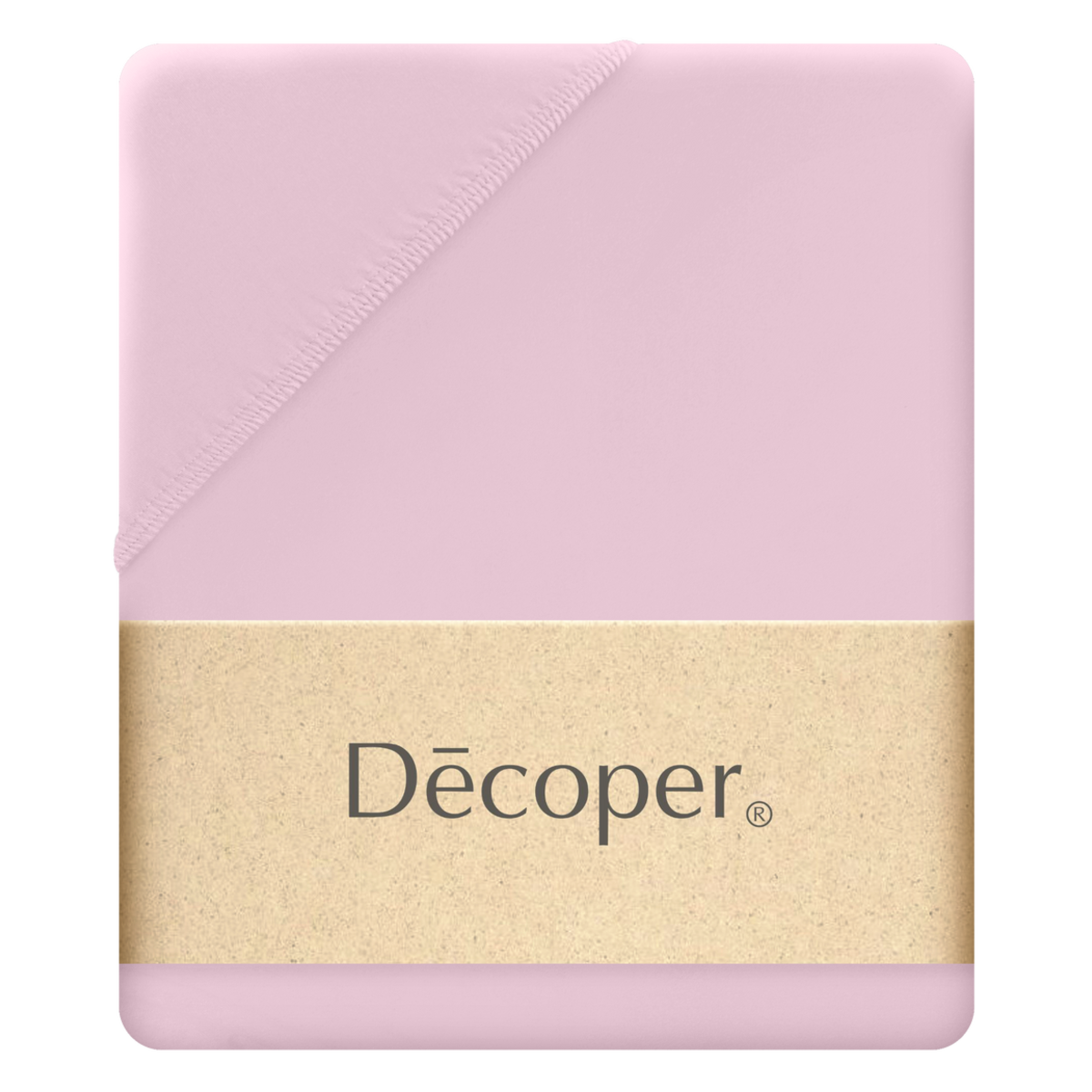 Decoper Decoper ® Mako-Feinjersey Spannbettlaken aus 100% Baumwolle 140-160x200 cm (BxL); rosé