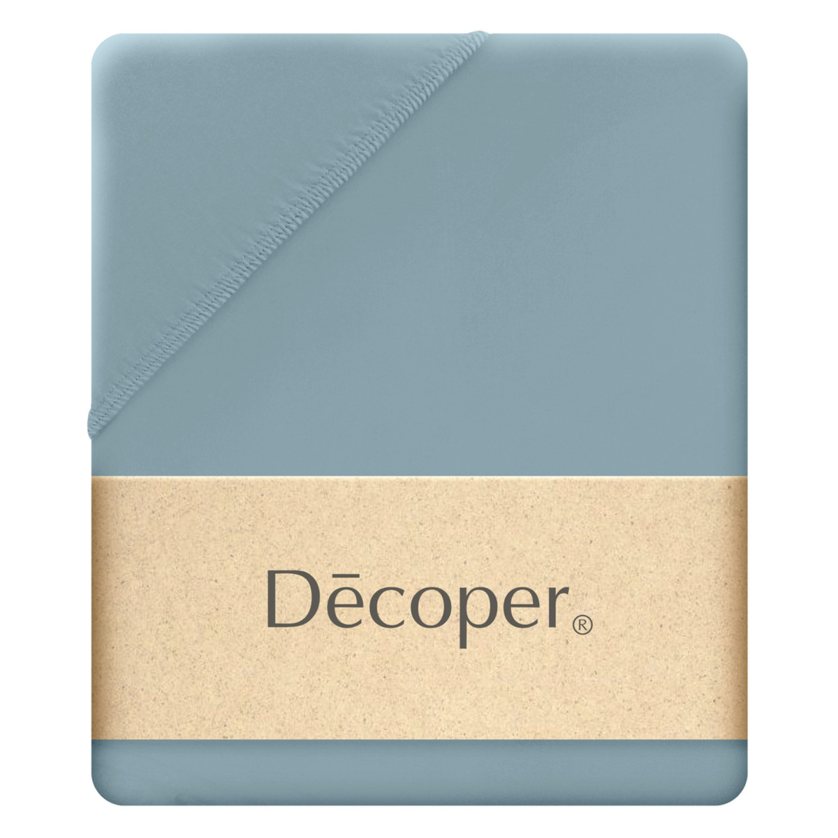 Decoper Decoper ® Mako-Feinjersey Spannbettlaken aus 100% Baumwolle 140-160x200 cm (BxL); hellblau