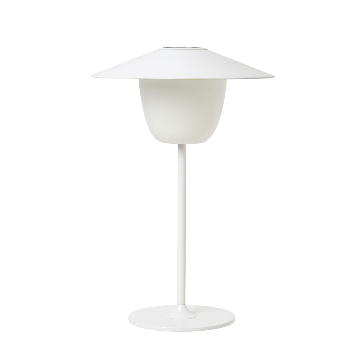 blomus Mobile LED-Tischleuchte -ANI LAMP- 22x22x22x33 cm (LxBxØxH); weiß