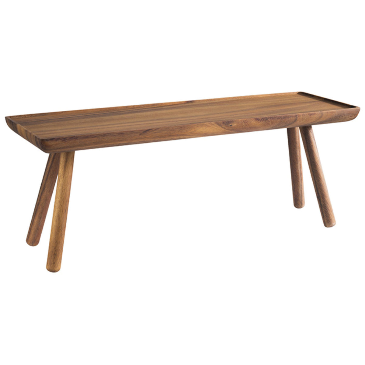 APS Buffetständer ACACIA, Akazienholz, rechteckig GN 2/4, 53x16.2x20 cm (LxBxH); braun; rechteckig