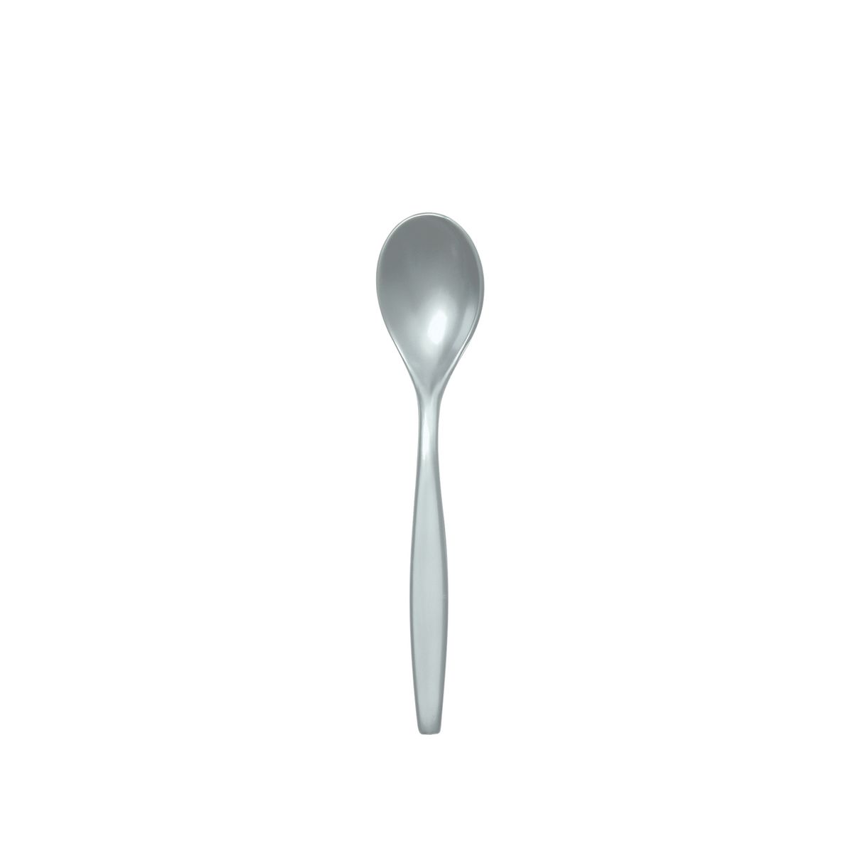 WACA Suppenlöffel SAN Kunststoff 19 cm (L); silber; 25 Stück / Pack