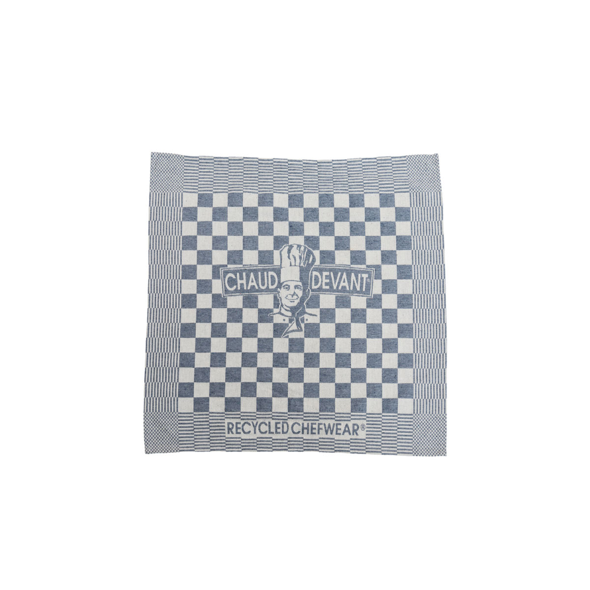 Chaud Devant Küchenzubehör Recycled Chef Towels Blue (3pcs) 65x65 cm (BxL); blau meliert