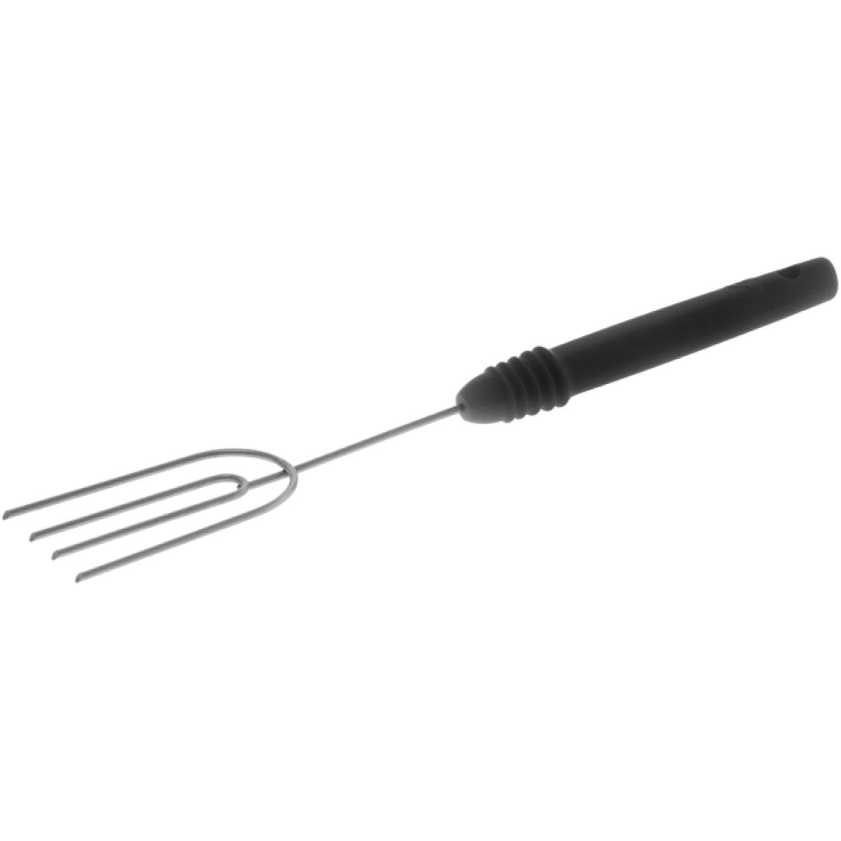 Schneider Pralinentunkgabel 4-zinkig aus Edelstahl 19 cm (L); schwarz