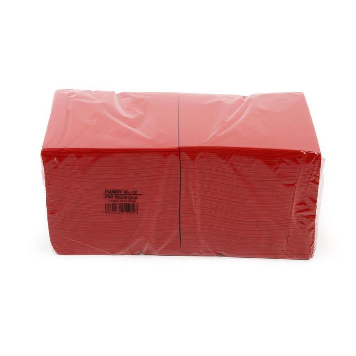 Plock Servietten 33x33 cm, 3-lagig 33x33 cm (BxL); rot; 1000 Stück / Pack