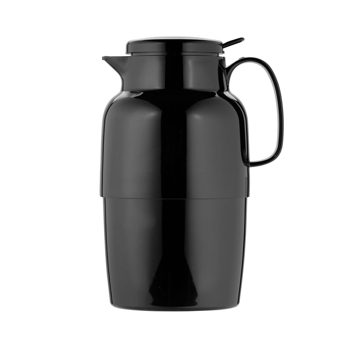 helios Isolierkanne Mondo Push 2 l, 27.5 cm (H); schwarz; rund