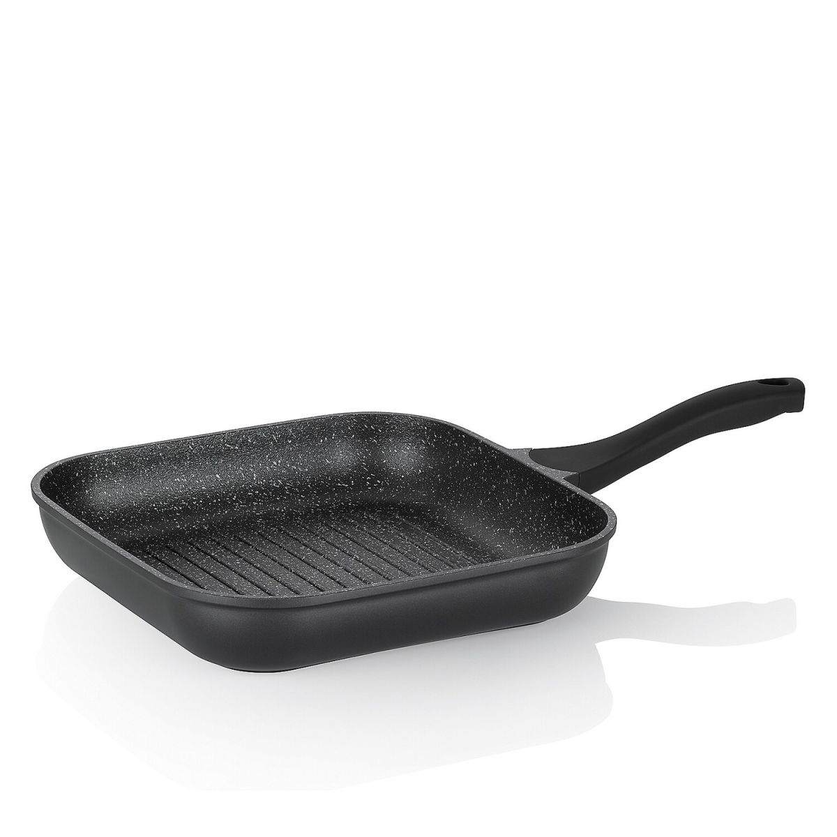 kela Grilleckpfanne Stella Nova Aluguss 28x28x6 cm (LxBxH); schwarz; rechteckig