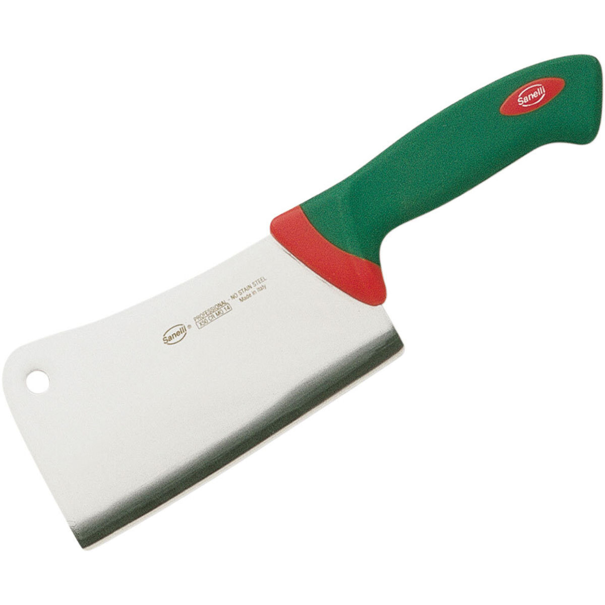 Sanelli Hackbeil, ergonomischer Griff, Klingenlänge 16 cm 16 cm (L); grün