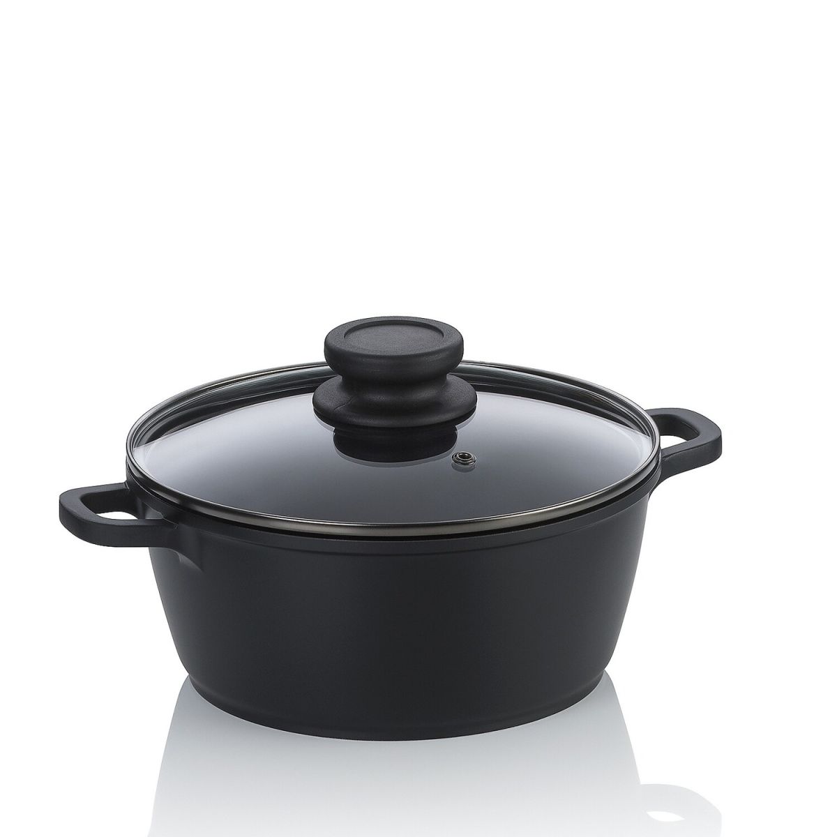 kela Fleischtopf Atura Aluguss 1.7 l, 20x9 cm (ØxH); schwarz; rund