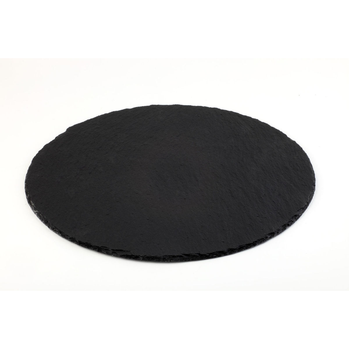 APS Naturschieferplatte MORRA, rund; 38x38x38x0.7 cm (LxBxØxH); schwarz; rund