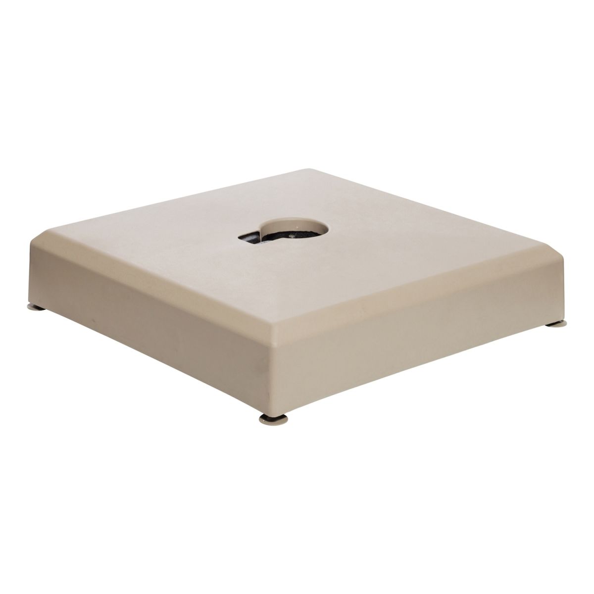 KETTLER Schirmständer für 0306361-/0306362-XXXX EASY STAND; Schirmständer für 0306361-/0306362-XXXX EASY STAND; 90x90x20 cm (LxBxH); taupe; quadratisch