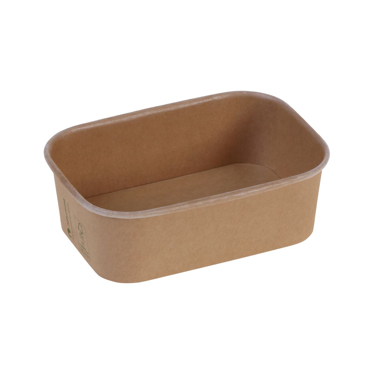 naturesse Schale Kraft/PLA, naturesse 750 ml, 12x5.7 cm (BxH); braun; 300 Stück / Pack