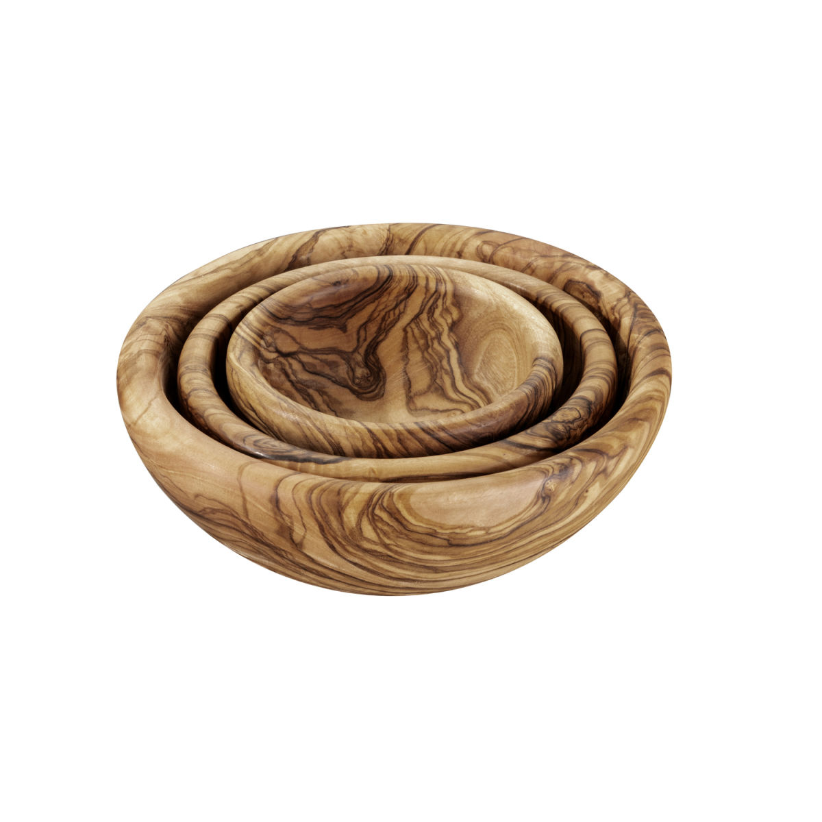 APS Schale OLIVE, Olivenholz 500 ml, 15x15x6 cm (LxBxH); braun