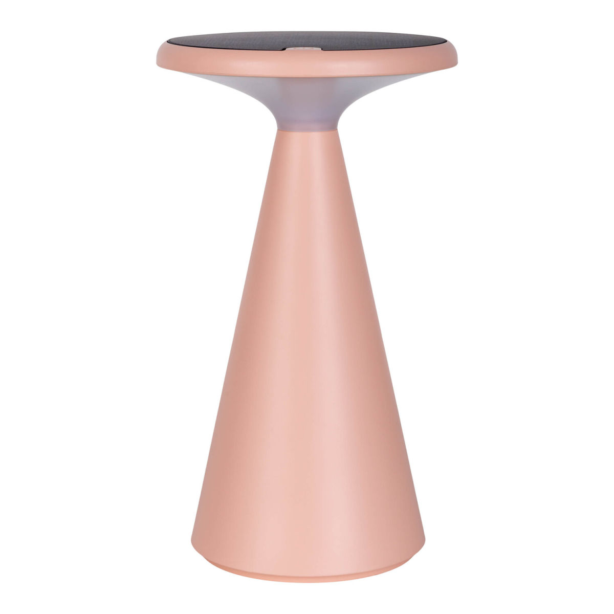 NÄVE Leuchten Solar-Akku-Tischleuchte PALU 11.5x11.5x11.5x20 cm (LxBxØxH); pink