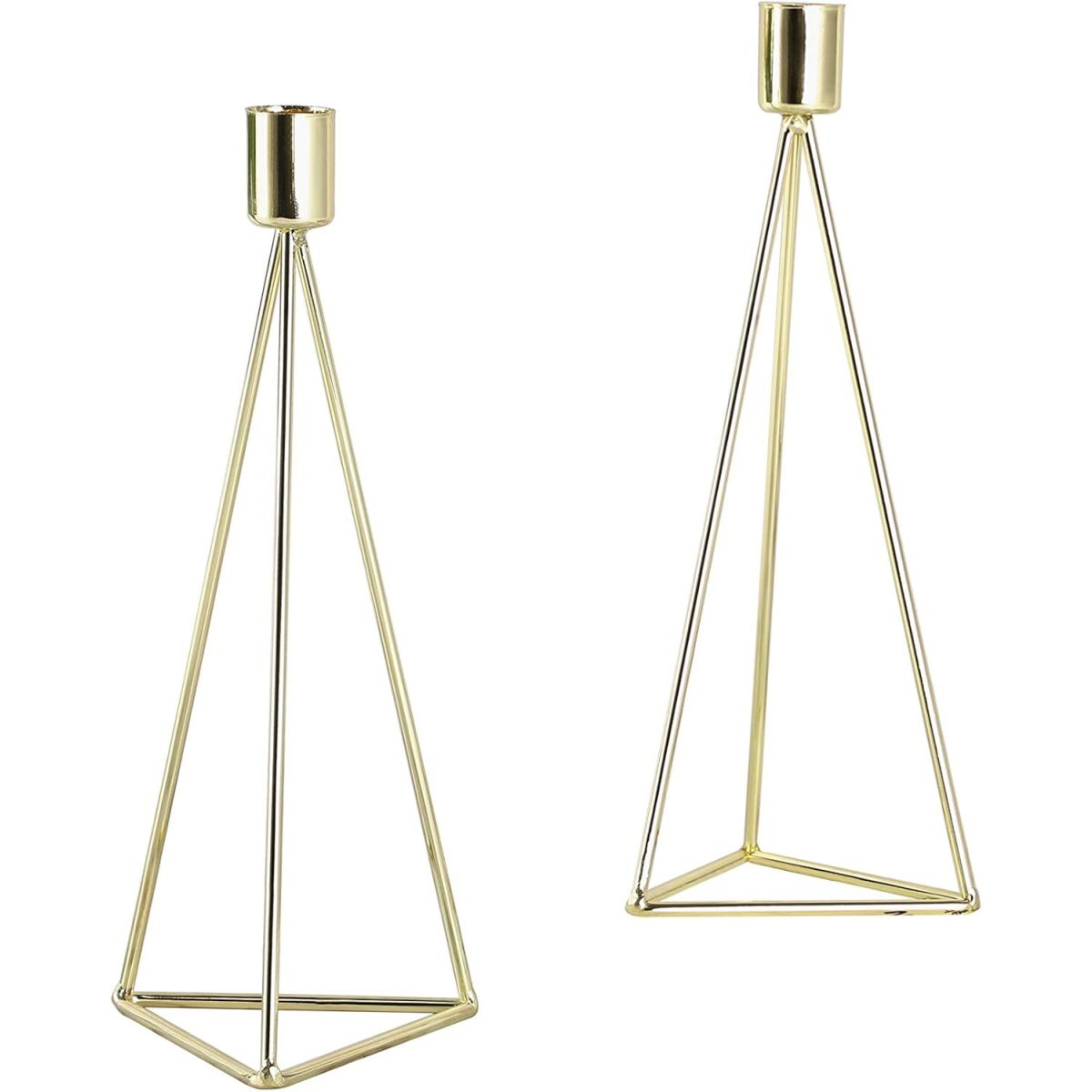 ECHTWERK MODERN BIG Kerzenhalter 25x10x25 cm (LxBxH); gold; 2 Stück / Pack