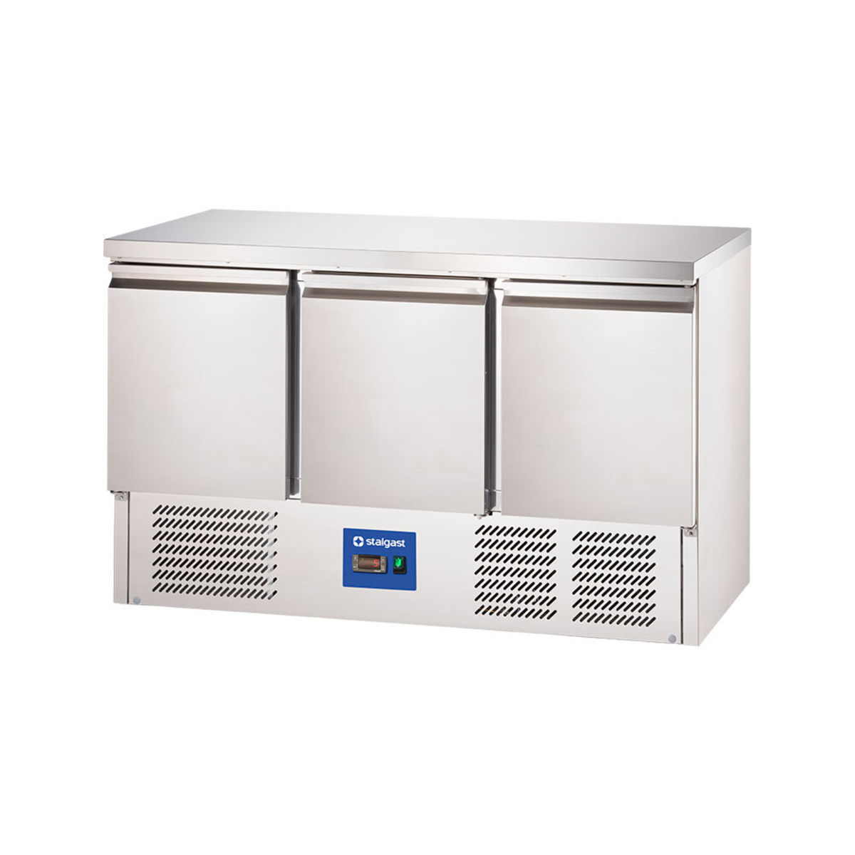 Stalgast Edelstahl Kühltisch, 2-türig, Serie Starline 368000 ml, 136.5x87.5x70 cm (BxHxT); silber