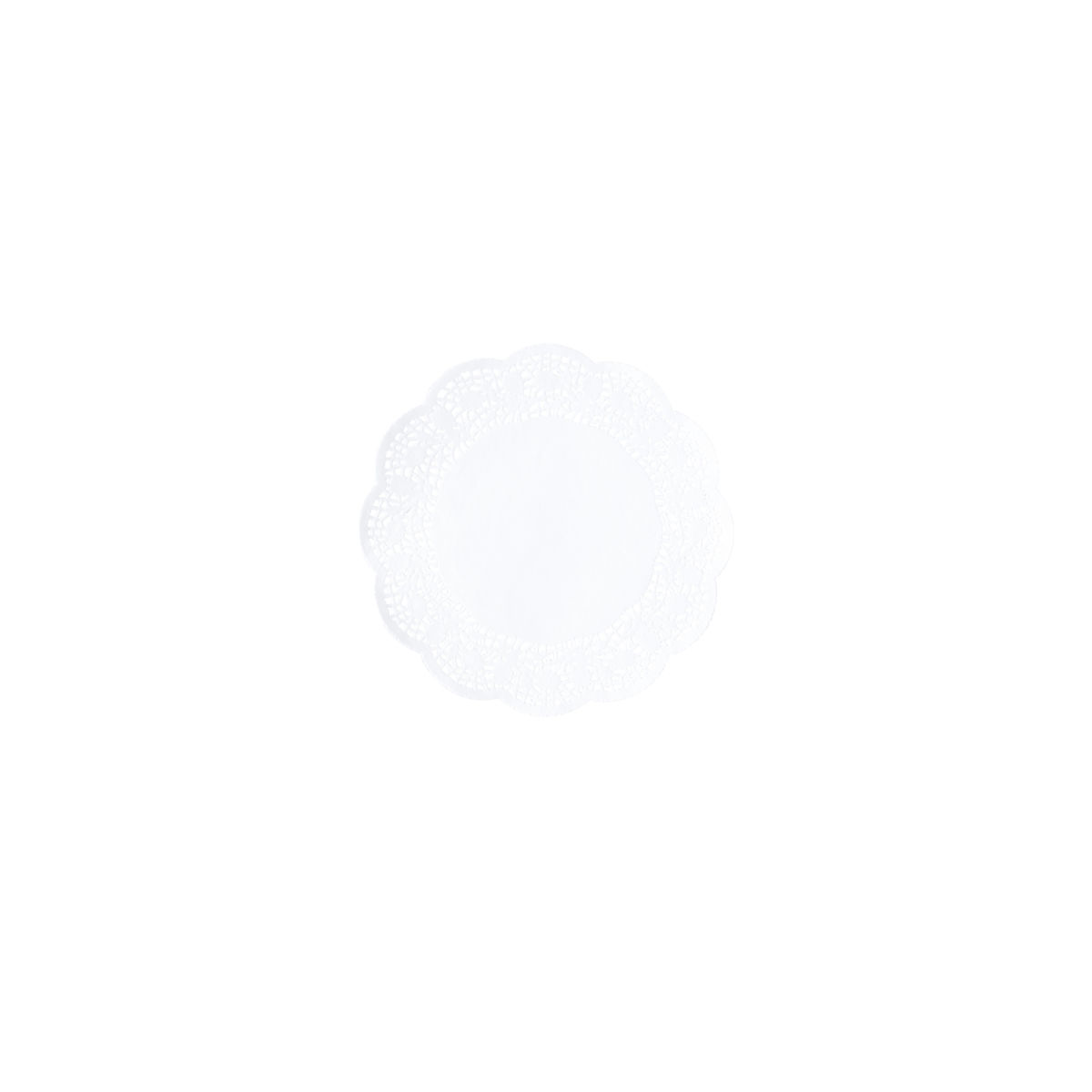 Schneider Tortenspitze 24 cm (Ø); weiß; 100 Stück / Pack