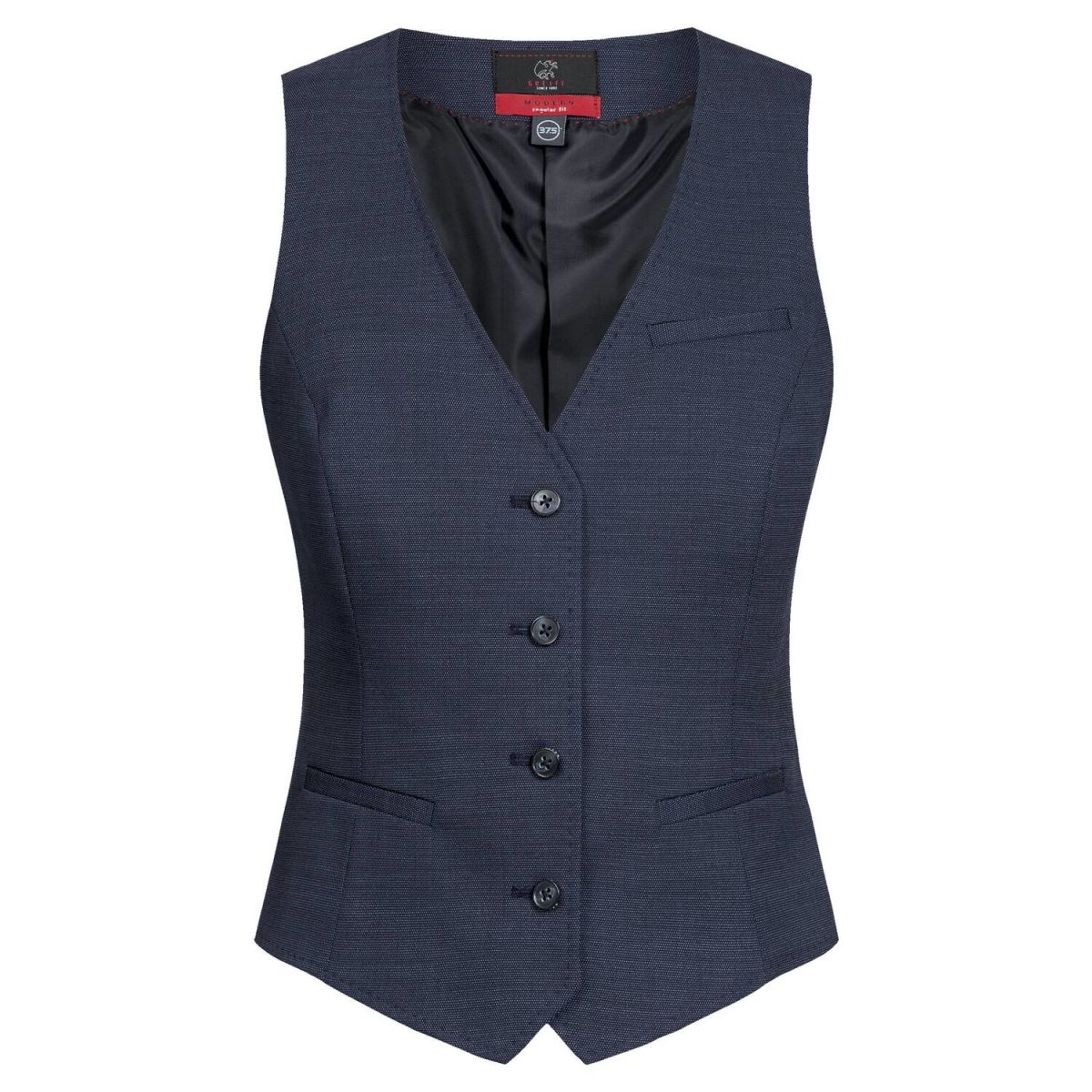 GREIFF Damen-Weste RF Modern 37.5 Pinpoint Kleidergröße 48; navy