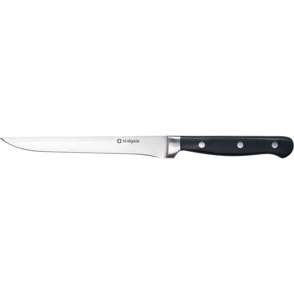 Stalgast Filetiermesser, geschmiedete Klinge 18 cm (L); schwarz