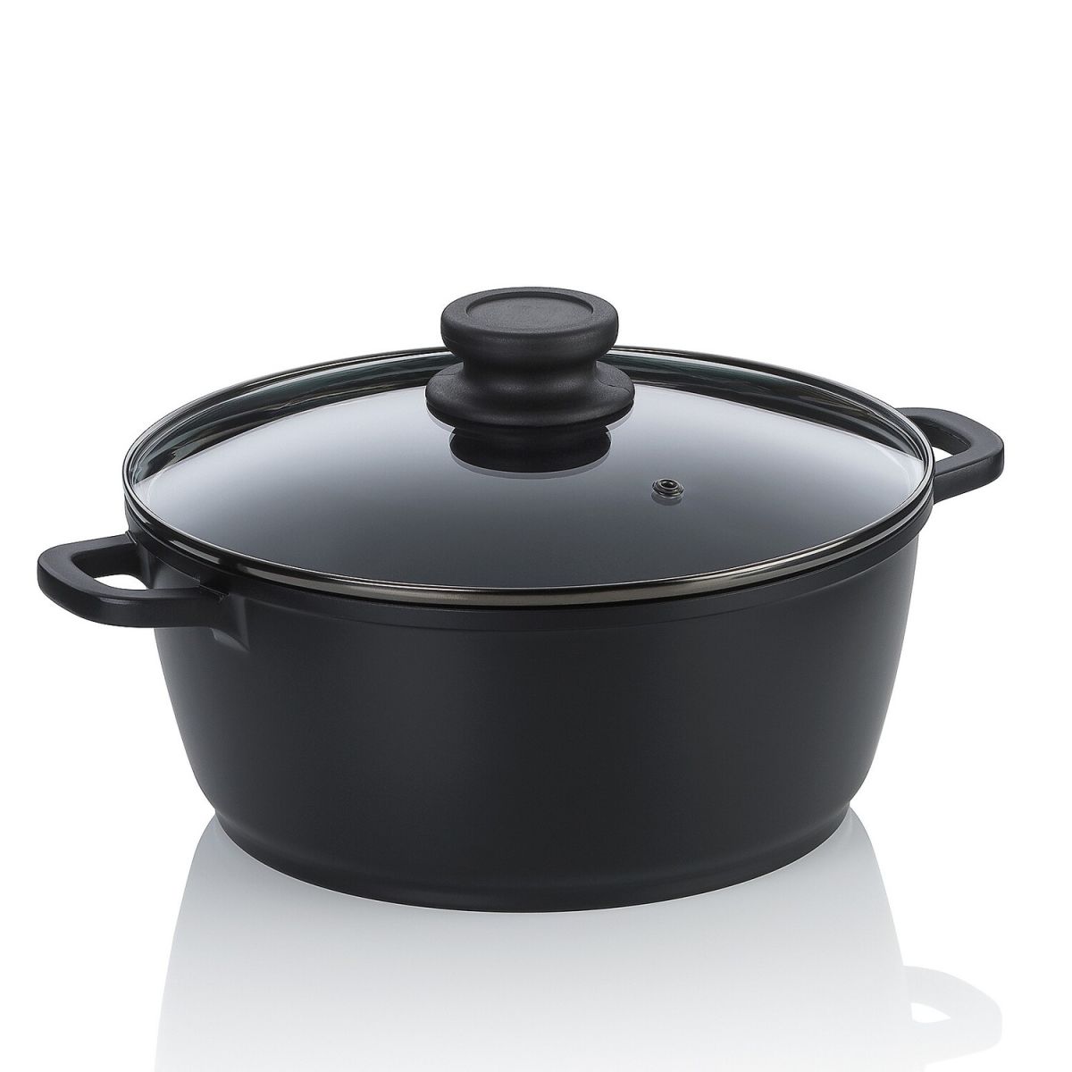 kela Fleischtopf Atura Aluguss 3.2 l, 24x10.5 cm (ØxH); schwarz; rund