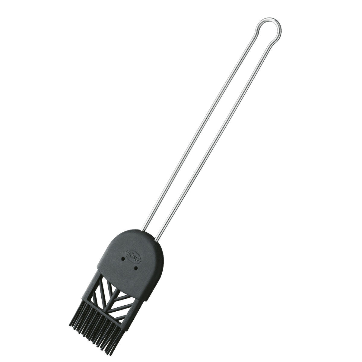 RÖSLE Backpinsel Silikon 26.5x5x1 cm (LxBxH); schwarz