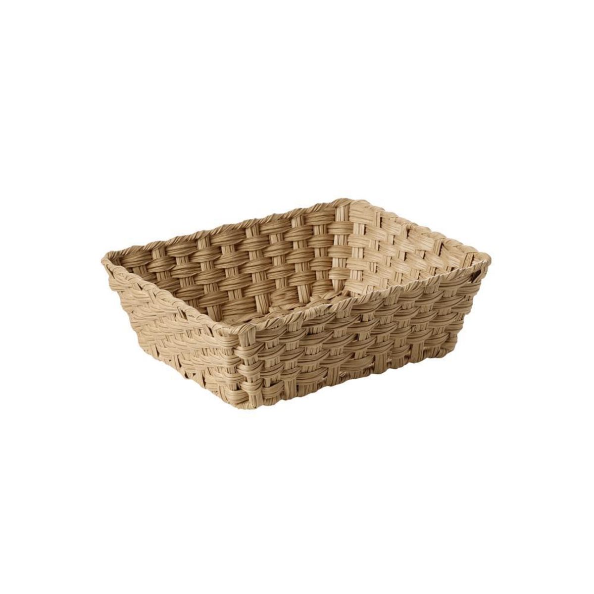 APS GN Korb -TWIRL-; 32.5x26.5x10 cm (LxBxH); braun